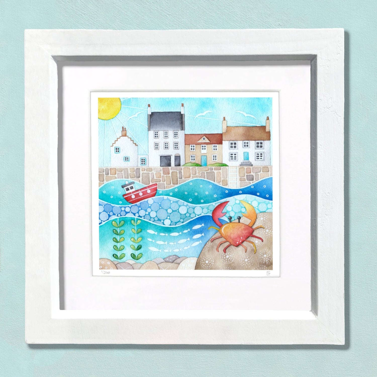 Watercolour Art Prints - East Neuk Beach Crafts