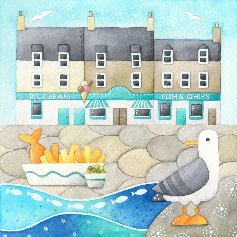 Seaside Art Prints - East Neuk of Fife Watercolour Paintings – East ...